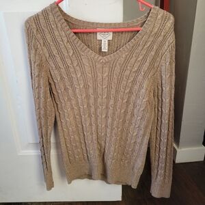 St. John's Bay Gold Knit Sweater